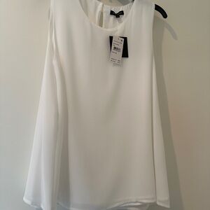 Elegant White Sleeveless Top
